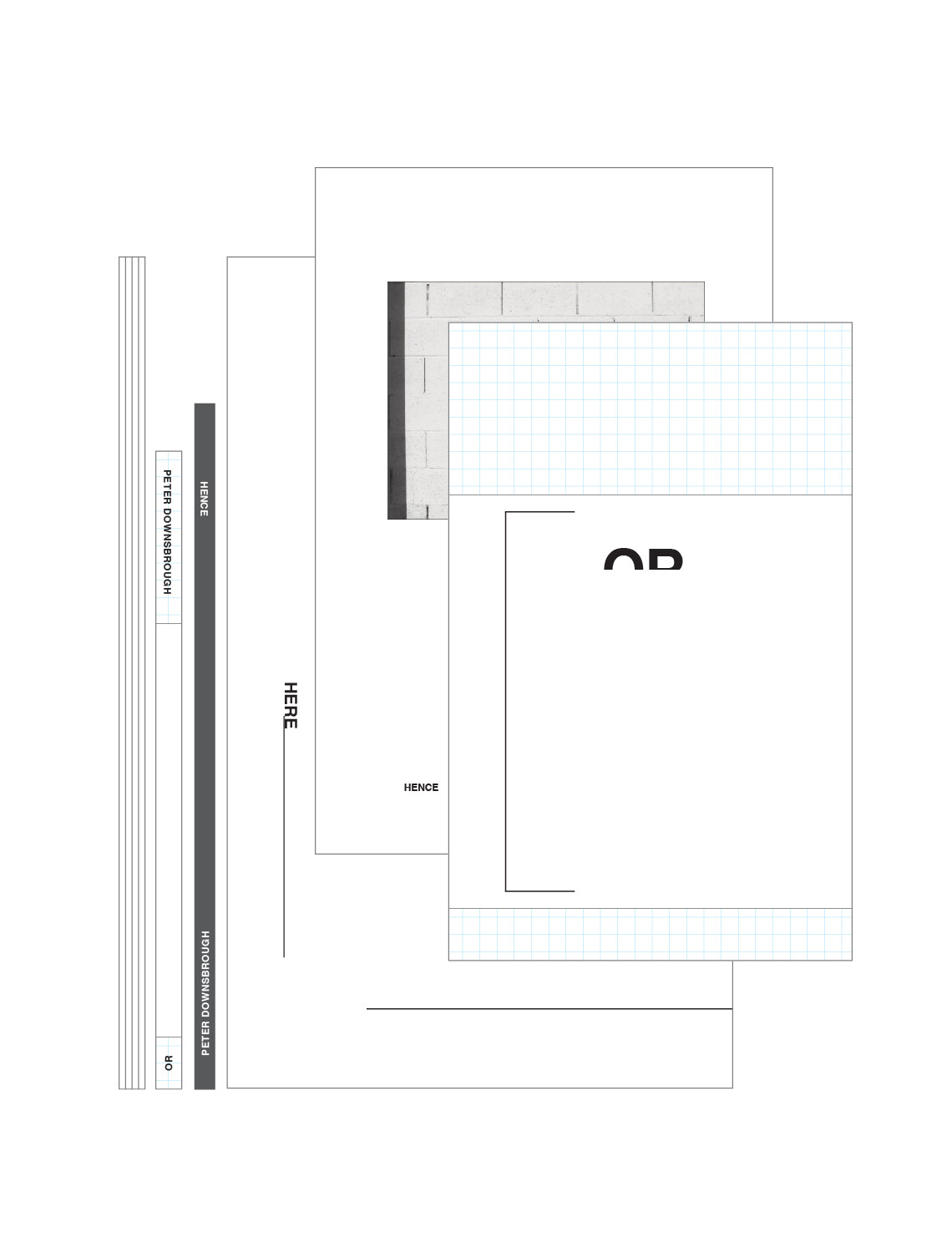 Peter Downsbrough – hence here or option –artbook